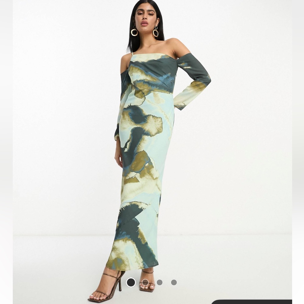 ASOS Design Asymmetric Maxi Dress